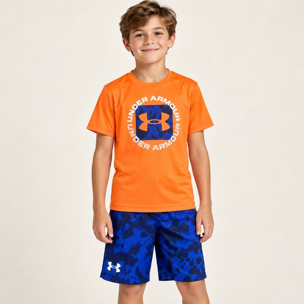 Boys Under Armour Performance Short Set - Excellent Condition SIZE 6